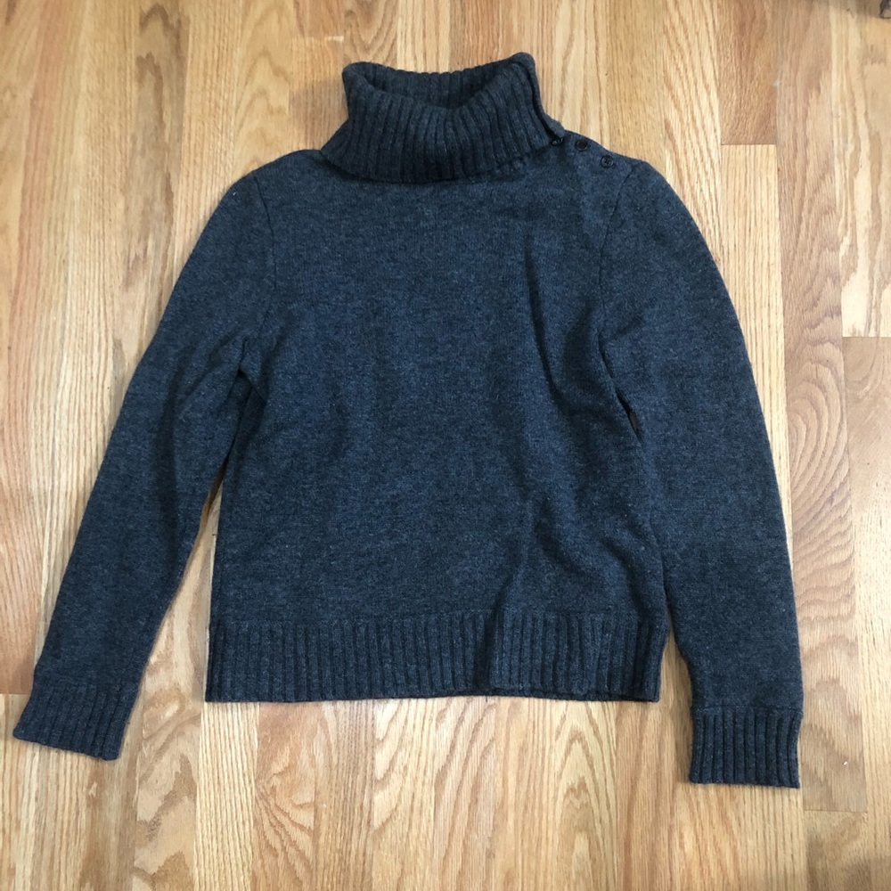 Ralph Lauren grey knit turtleneck